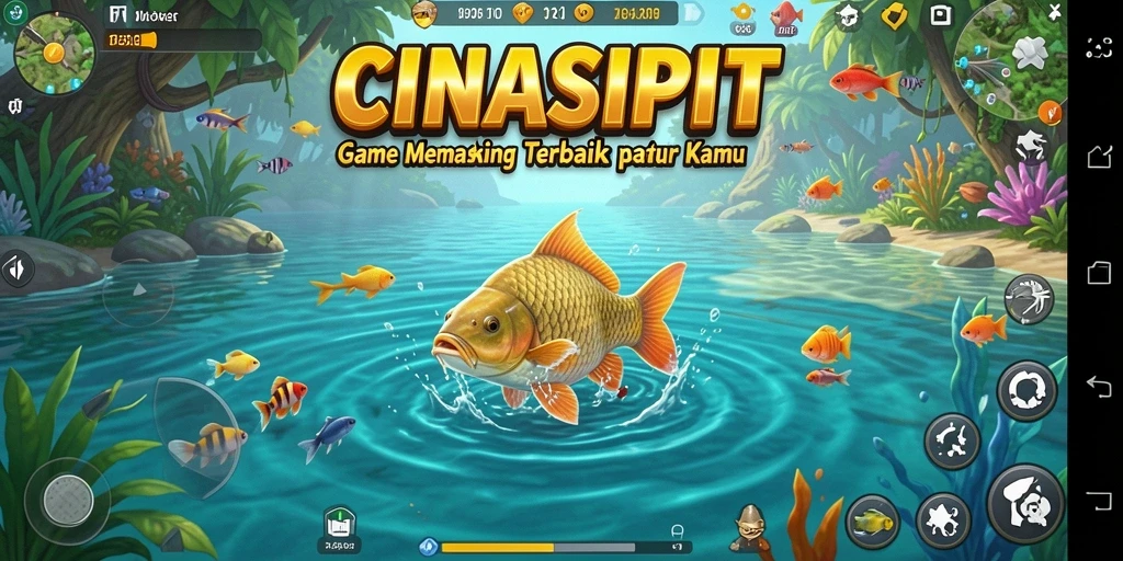 Tangkapan ikan terbaik di CINASIPIT dengan visual memukau.