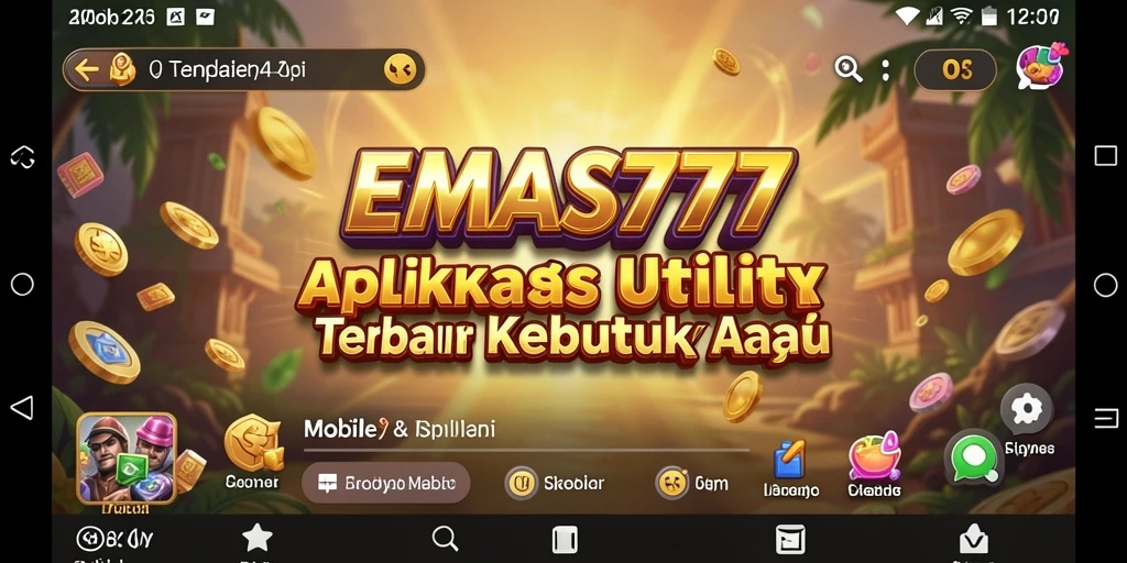 Tampilan menarik dari EMAS777 saat digunakan untuk manajemen waktu.