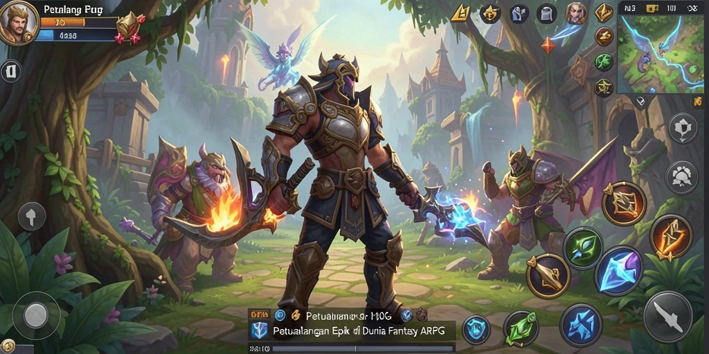 Tampilan gameplay H03 yang seru dan menegangkan dalam dunia fantasi.