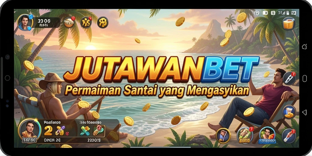 Tampilan gameplay JUTAWANBET yang ceria dan menarik.