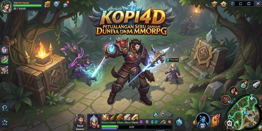 Gameplay seru dalam KOPI4D dengan pertarungan epik.