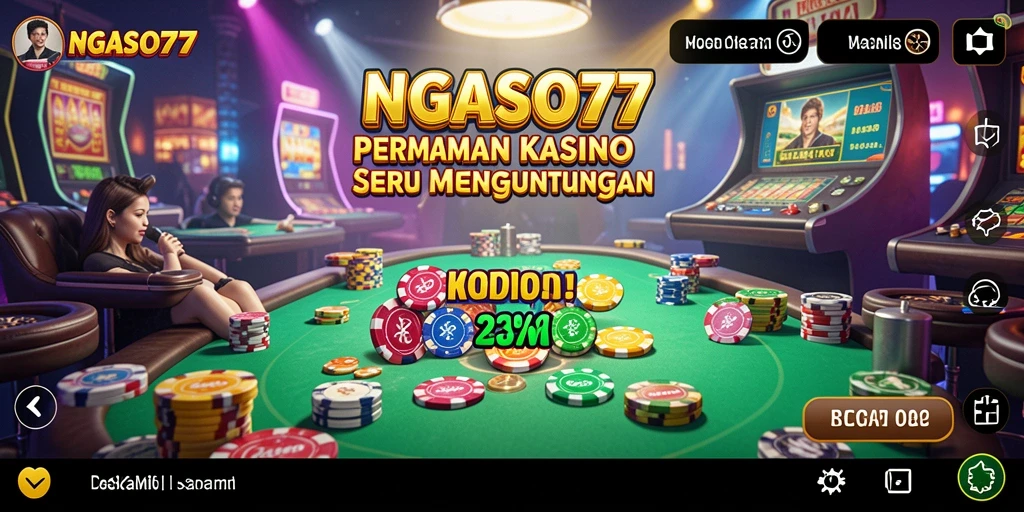 Screenshot NGASO77 menampilkan keseruan permainan kasino yang mendebarkan.